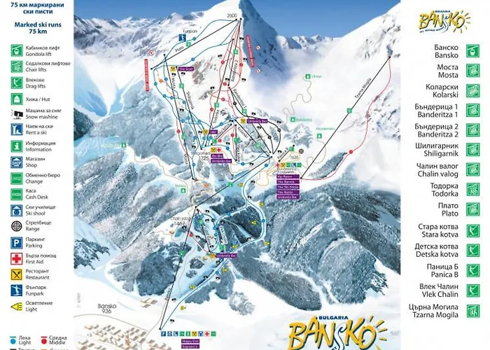 Apartment 2 Bed 2 Bath, 4 Min Walk To Slope, Predela2,